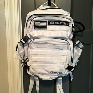 White Wolfpak backpack 35L